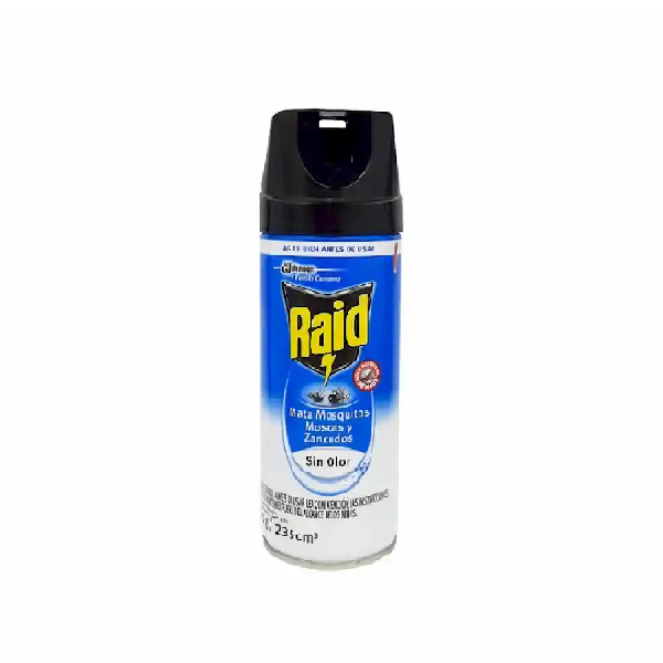 (358908) INSECTISIDA RAID MATA MOSCAS Y MOSQUITOS 235CC