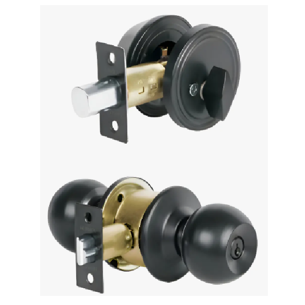 (TN0047) SET CHAPA CERRADURA NEGRO TORO NEGRO