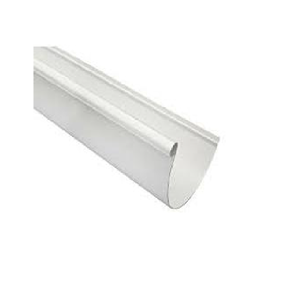 (64000) CANALETA AGUA PVC BLANCA X4 MTS