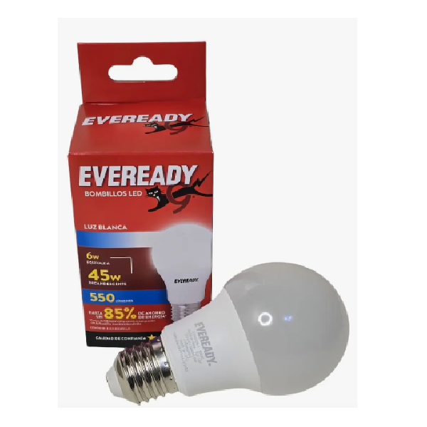 AMPOLLETA LED EVEREADY 80