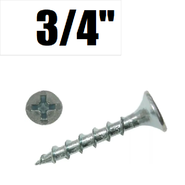 (FTAO-100) TORN. DRYW ZINC P.FINA 06x 3/4" (TDPFZ)