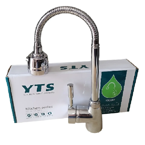 (Y00064) LLAVE MONOMANDO CUELLO FLEXIBLE YTS (SET INSTALACION COMPLETO)