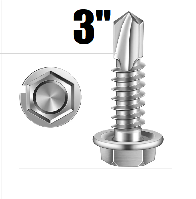 (FTKE-100) TORN. HEXA P.BROCA 12x 3"  (THPB)