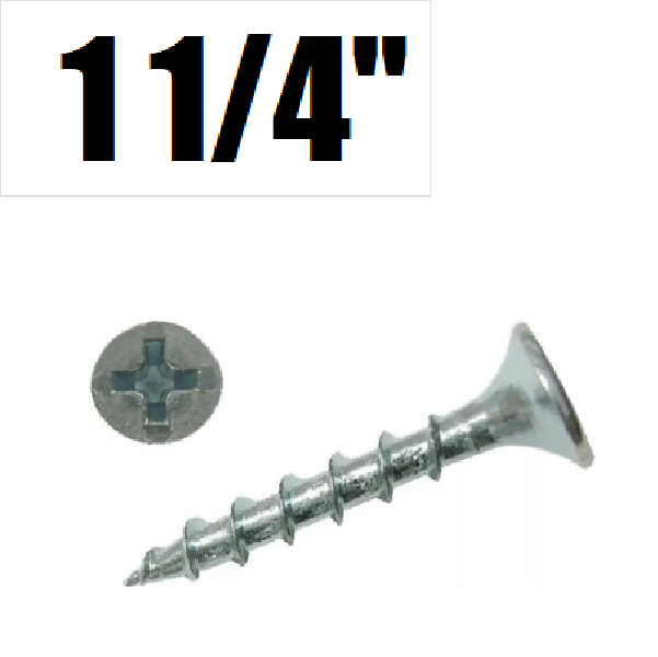 (FTAL-100) TORN. DRYW ZINC P.FINA 06x 1.1/4" (TDPFZ)