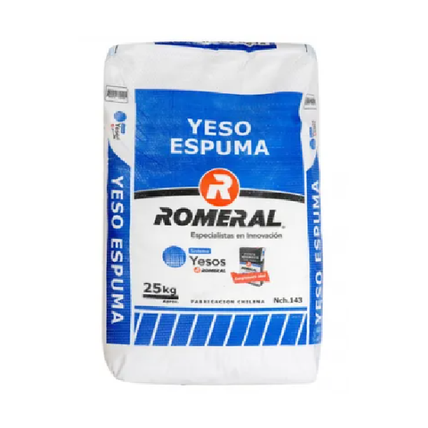 (3369757) YESO ESPUMA ROMERAL X25 KLS (SOD.)