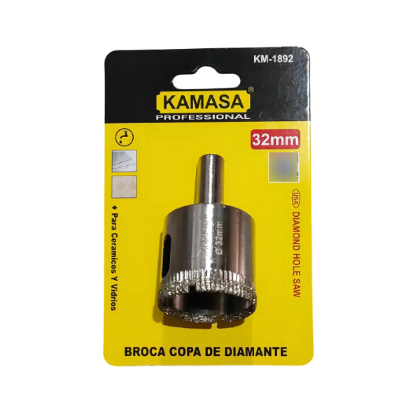 (KM1892) BROCA COPA DIAMANTADA 32MM  KAMASA