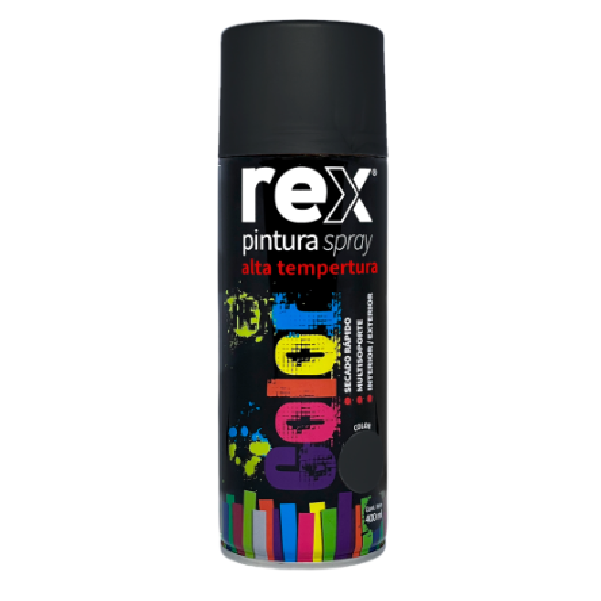 (60035) SPRAY ALTA TEMPERATURA NEGRO REX