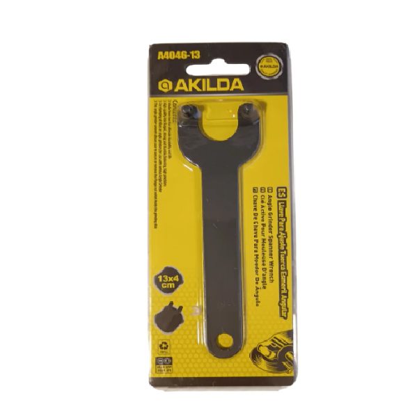 (A4046-13) LLAVE PARA ESMERIL ANGULAR CUADRADO 13X40MM AKILDA