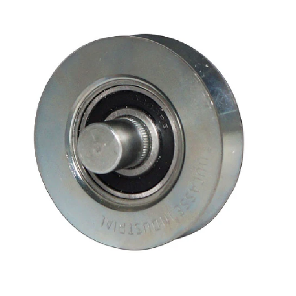 (A0564-90) RUEDA ACERO CON EJE AKILDA 90MM 01UND