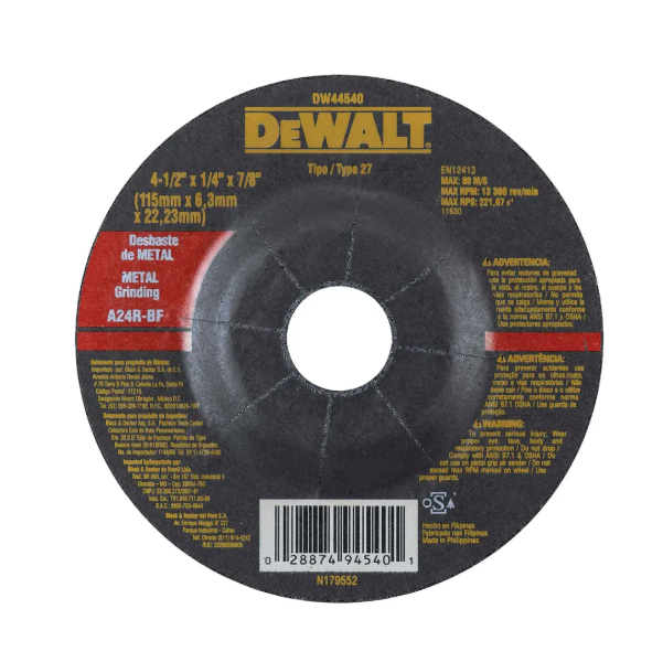 (DW44540) DISCO DESVASTE DWALT