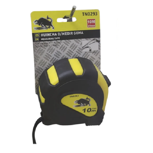 (TN0293) HUINCHA MEDIR 10MTS TORO NEGRO