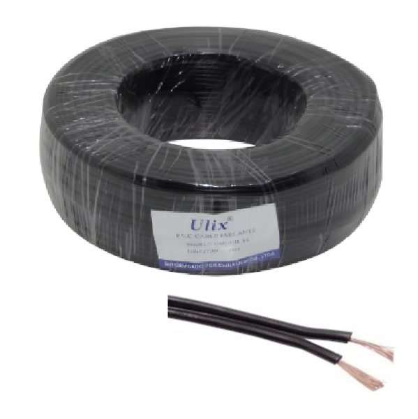 (GBU-12HBK) CABLE PARALELO NEGRO (1Metro)