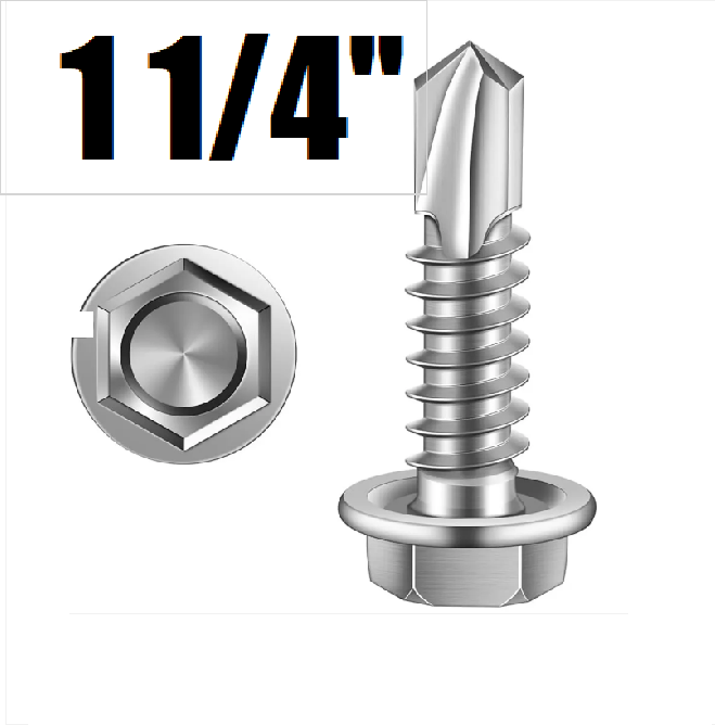(FTKG-100) TORN. HEXA P.BROCA 12x 1.1/4" (THPB)