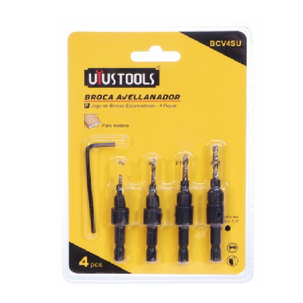 (M007-04) SET BROCA AVELLANADORA #6 #8 #10 #12
