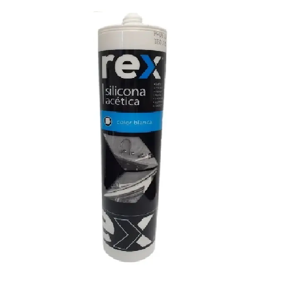 (RE5048) SILICONA ACETICA BLANCO REX