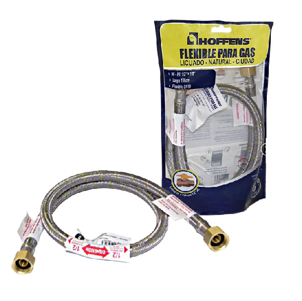 (FLEXGAS1212) FLEXIBLE GAS X1 MT HILO IZ. 1/2"X1/2"