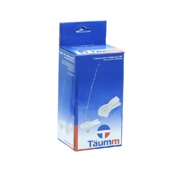 (21 0000 100) FLAPPER TRANSPARENTE CADENA METALICA TAUMM