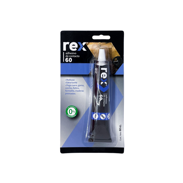 (RE5022) ADHESIVO CONTACTO 60CC REX BLISTER