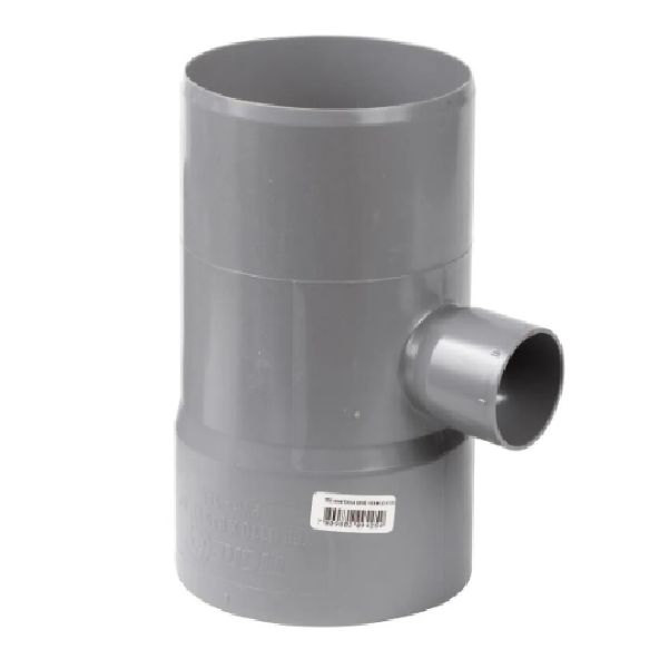 (152828) PVC GRIS 75MM X 40MM TEE REDUCCION SANITARIA