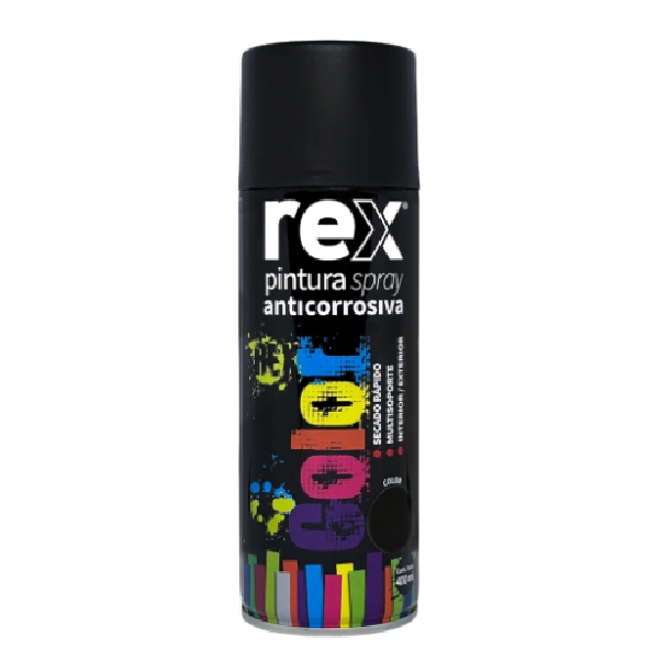 (60036) SPRAY ANTICORROSIVO NEGRO REX