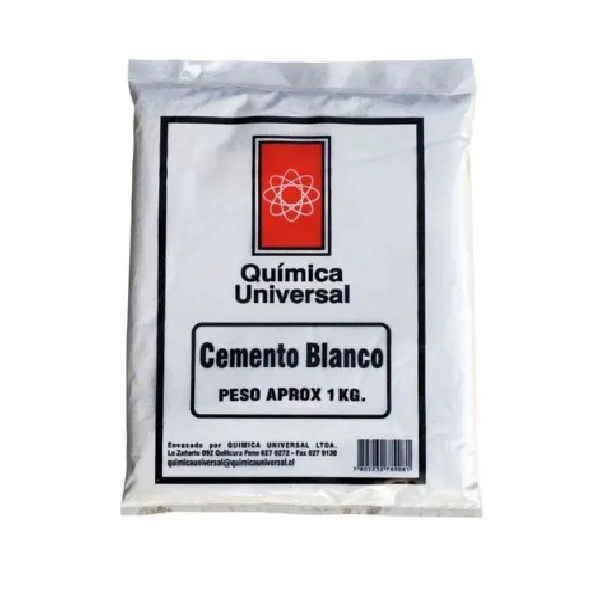 (6064084644) CEMENTO BLANCO 1KG Q.U.