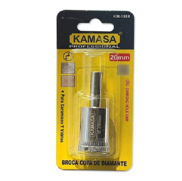 (KM1888) BROCA COPA DIAMANTADA 20MM KAMASA