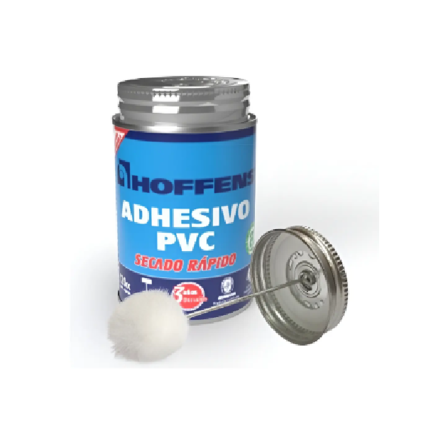 (360920) ADHESIVO PVC 60 CC APLICADOR SECADO RAPIDO HOFFENS BLANCO