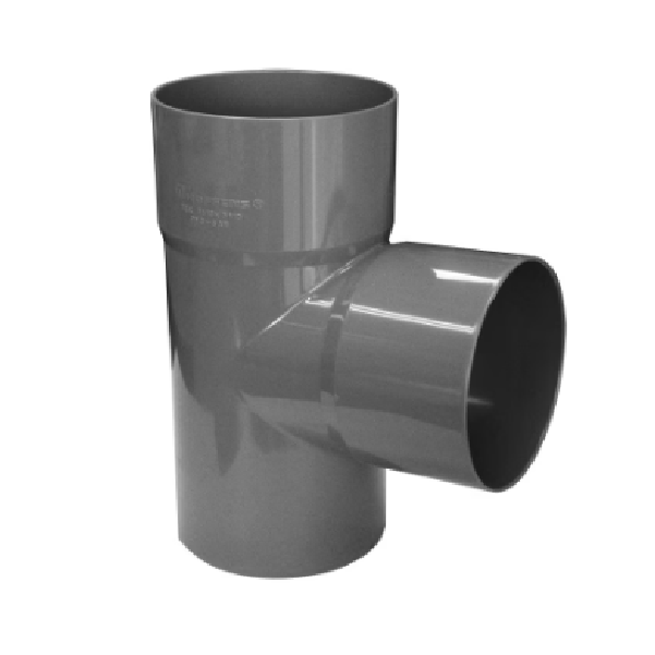 (E02T40) PVC GRIS 40MM TEE SANITARIA