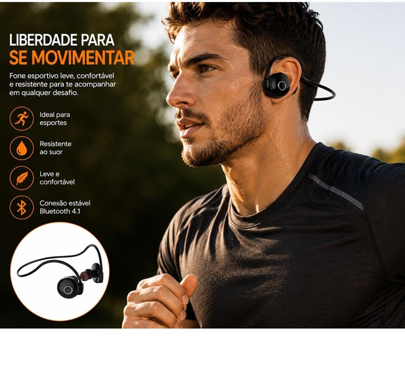 Fones Bluetooth KD903
