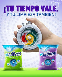 Jabon en Polvo las Llaves Limpieza Activa  400GR
