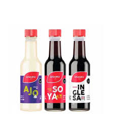 Salsa Tripack Jiralda (ajo,soya,inglesa)
