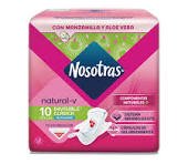 Toallas Nosotras Natural Invisible 10und