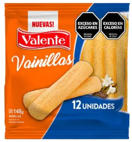 Vainillas 12unidades pack x3
