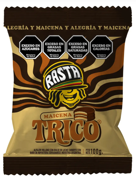 Alfajor de maicena RASTA (caja x 14u)