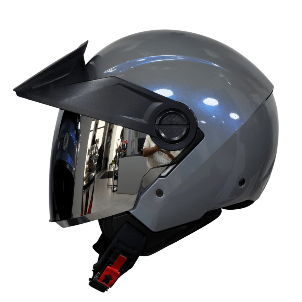 Casco moto ich 102 camaleon gr abierto con viscera urbano