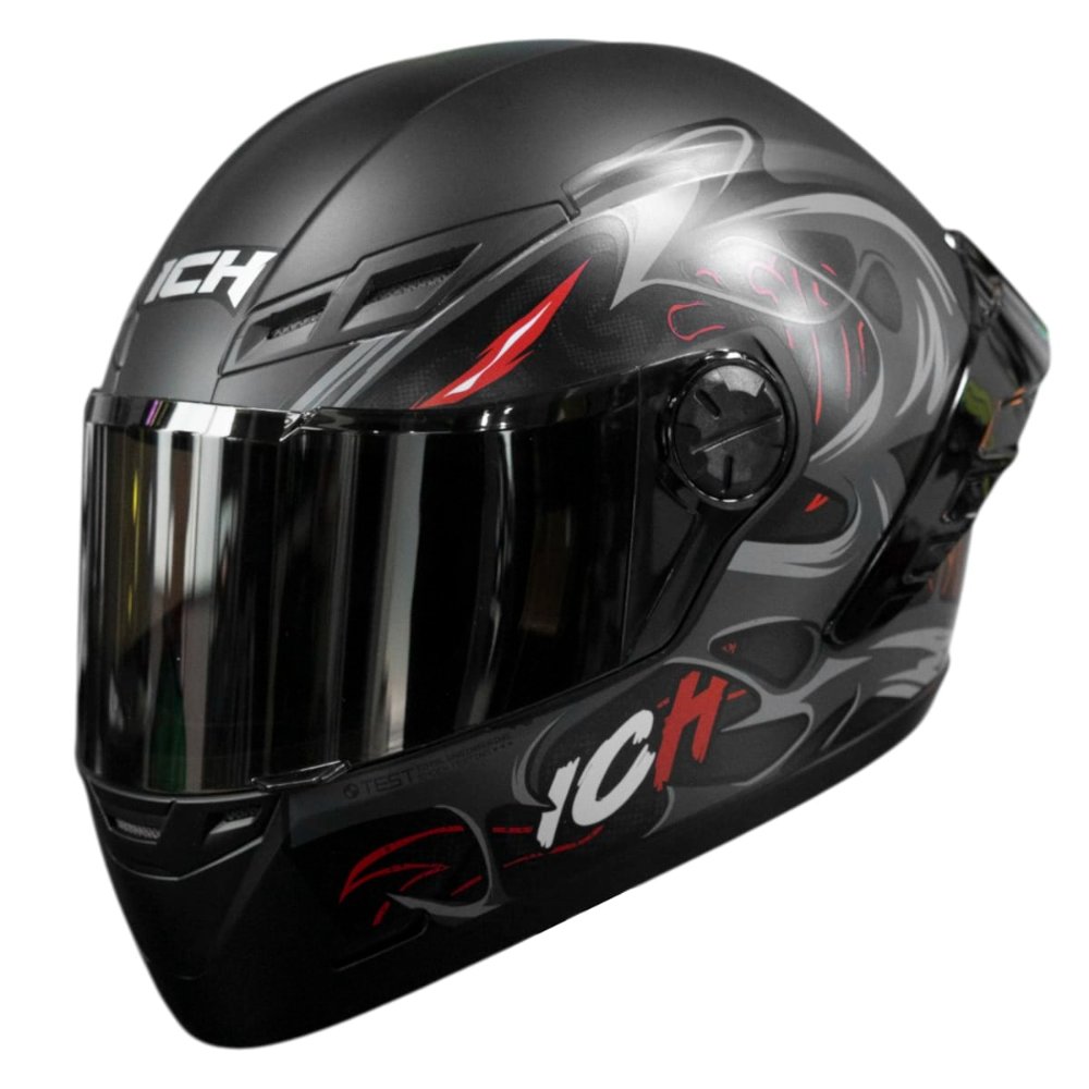 Casco moto ich 501sp zymbio gr.os/rj integral certificación DOT 3cv