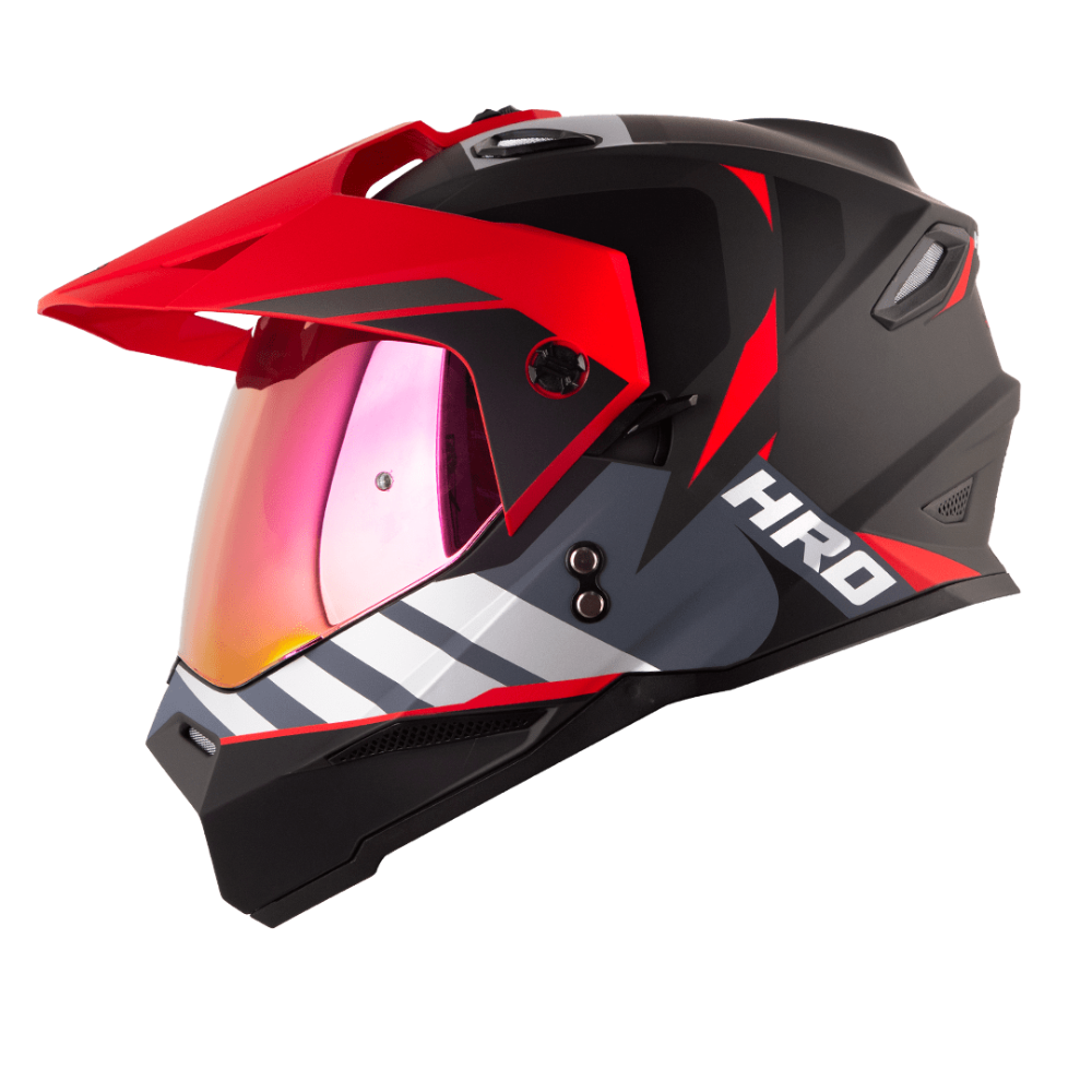 Casco moto hro mx-330dv yorchi gr.os rj multipropósito