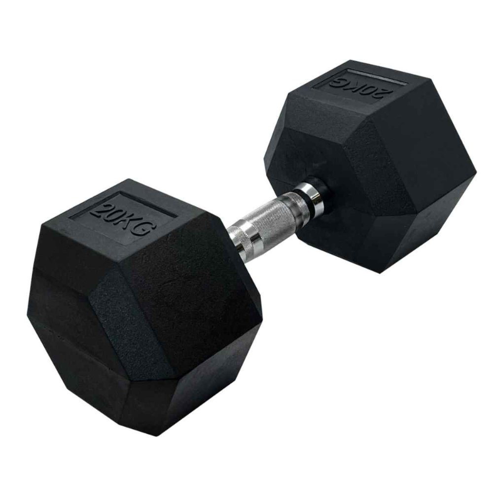 Mancuerna Hexagonal 20kg cromada