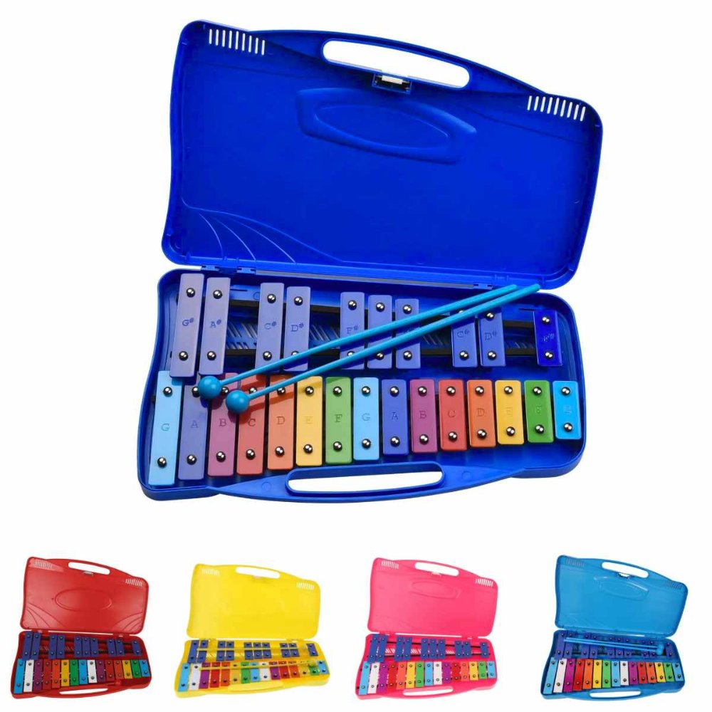 Metalofono Cromatico 25 Notas Xilofono Infantil Escolar