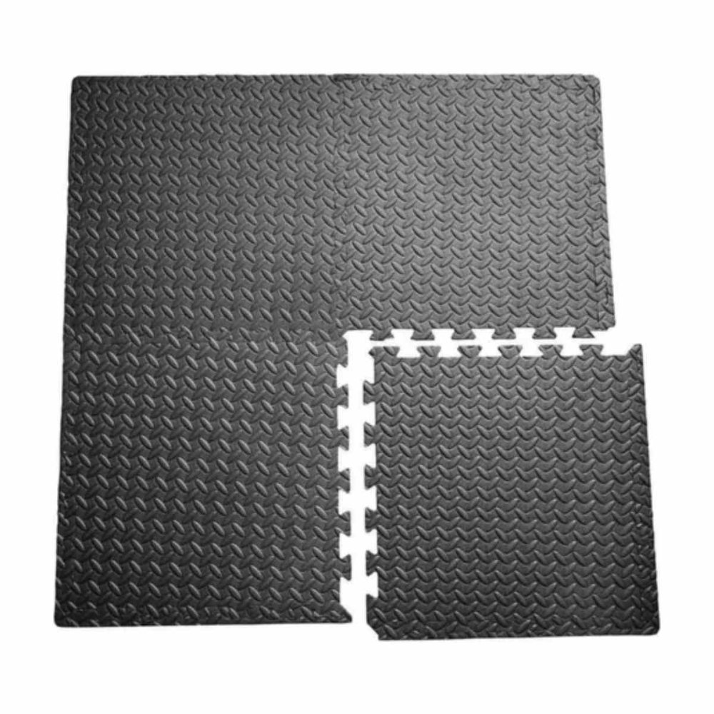 Tatami Piso Goma Eva Negro/gris 100x100x2cm