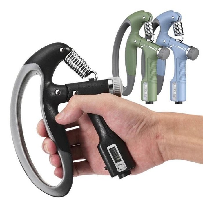 Hand-grip Ejercitador De Mano Con Contador 10-100kg