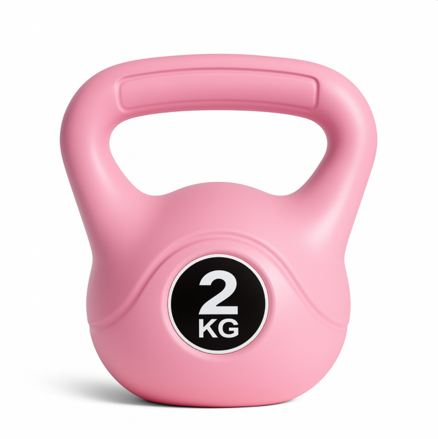 Pesa Rusa Kettlebell 2 kg para Entrenamiento Funcional y Crossfit