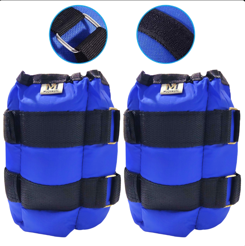 Par De Pesas Tobillera y Muñeca 2.5kg c/u Total 5kg