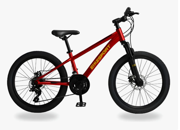 Bicicleta Aro 24 Niños Y Niñas Con Cambios Montañera Rojo 24