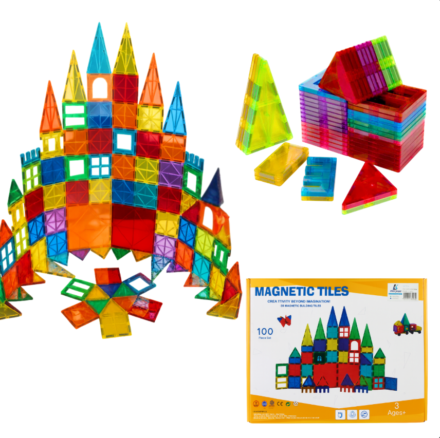 juego magnetico de 100 pzas