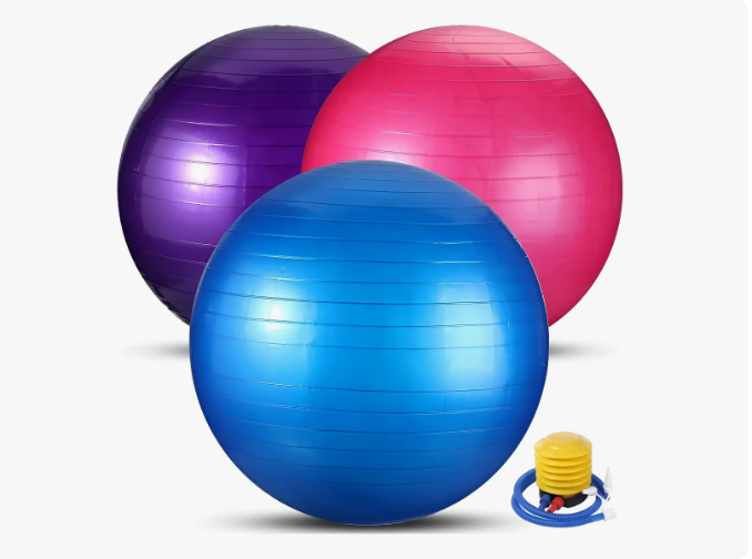 Pelota Balón Pilates Yoga 65cm Ejercicios Lisa