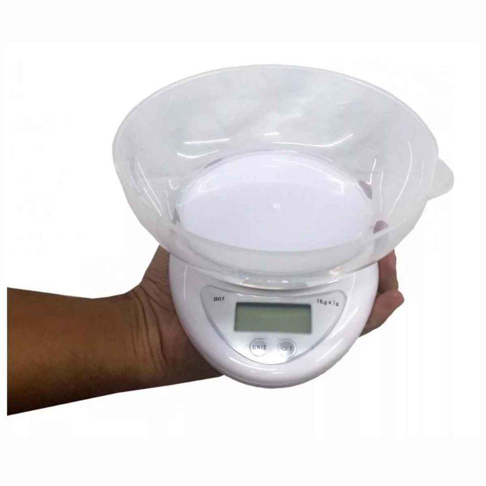 Peso Balanza Digital De Cocina 5kg Con Recipiente Bascula