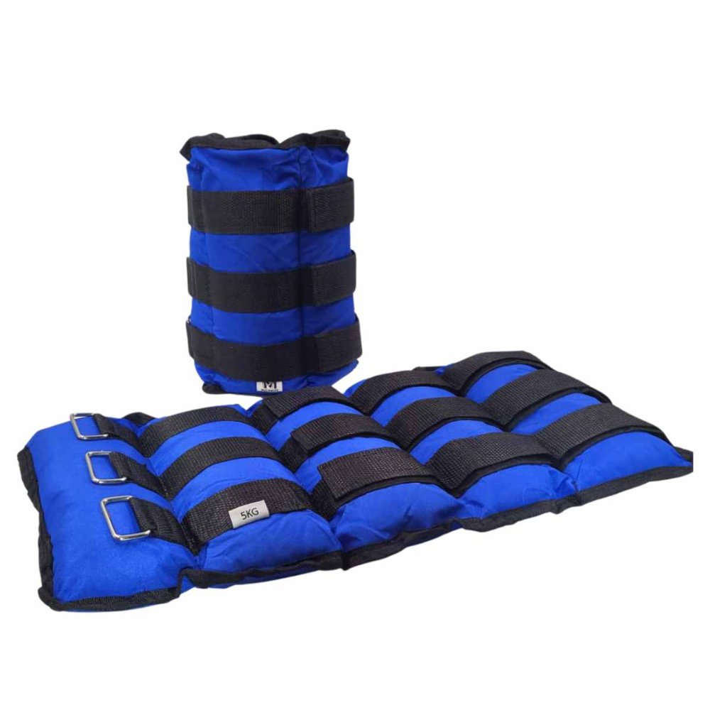 Par De Pesas Tobilleras Y Muñecas 5 Kg C/u (total 10 Kg)