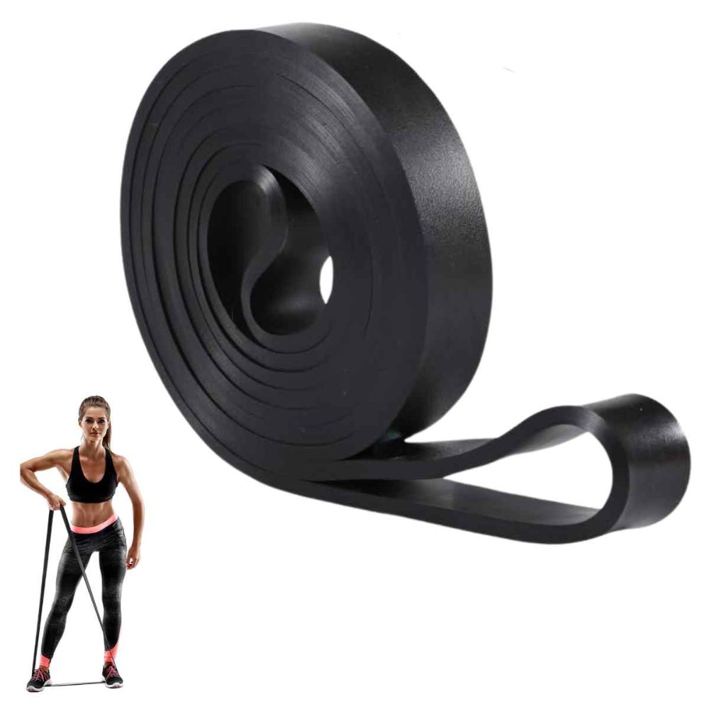 Banda Negra De Resistencia 25-65lb Elástica Gym Calistenia