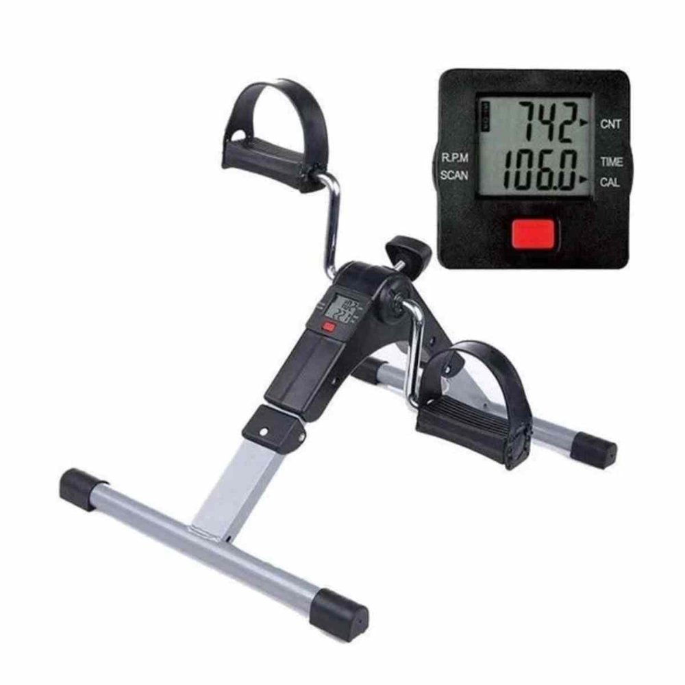 Pedalera Plegable Ejercitador Pantalla Lcd Rehabilitación